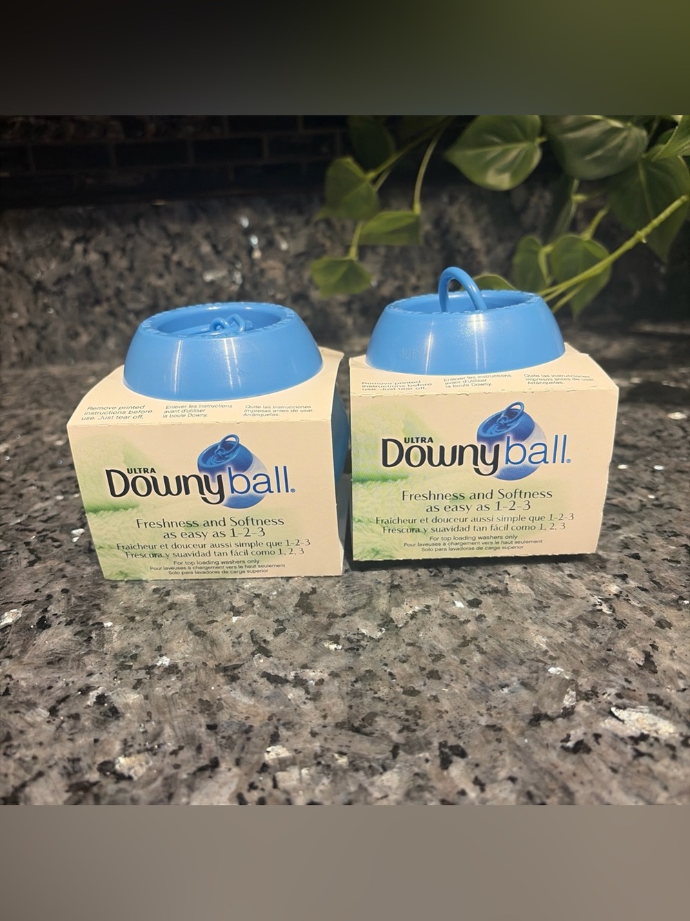 2 Pack Lot Ultra Downy Ball - Fabric Softener Dispenser Ball